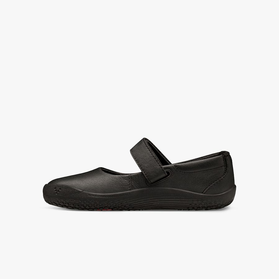 Black Vivobarefoot Wyn School II Kids' Casual Shoes | America 0233NWYB